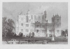 Wollaton Hall ، Nottinghamshire (النقش) بواسطة توماس (بعد) ألوم