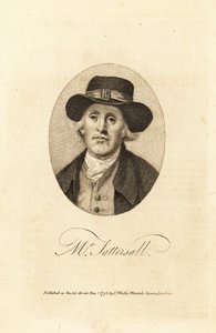 صورة لريتشارد تاترسال (1724-1795) ، مؤسس بائعي المزادات على حصان السباق Tattersalls في هايد بارك كورنر ، لندن بواسطة توماس (بعد) بيتش