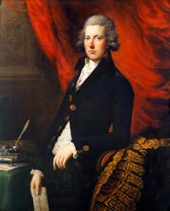 وليام بيت الأصغر ، 1788 (زيت على قماش) بواسطة توماس (Attr. To) Gainsborough