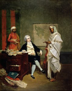 فوستر 638 (138) جون موبراي مع وكيله المالي ، بنيان ، حوالي عام 1790 بواسطة توماس (Attr. to) Hickey