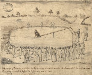 عاهرات البط ، مانشستر ، 1819 (قلم وحبر وغسل على ورق)