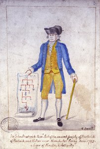 السير جون بريستويتش ، 1793 (قلم وحبر ومرحاض على ورق)