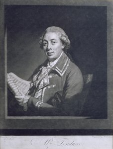 صورة لجيوستو فرديناندو تندوتشي (c.1735-90) ، مخصب إيطالي ، منقوش بواسطة ويليام ديكنسون (1746-1823) ، 1782 بواسطة توماس بيتش