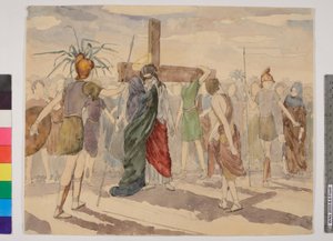 فيرونيكا تمسح وجه يسوع بواسطة توماس بورك