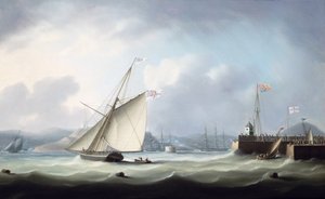 وصول جورج الرابع إلى ميناء ليث ، 1822