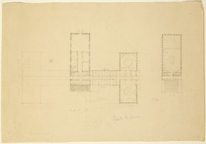 الخطة الكبرى لمنزل ولاية أوهايو ، c.1838 بواسطة توماس كول