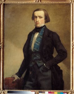 صورة لأدولف مورو (1800-1859) والد إتيان مورو نيلاتون (مورو نيلاتون) لوحة لتوماس كوتور (1815-1879) صن. 1،16 X 0،89 م بواسطة توماس كوتور