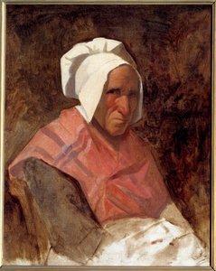 صورة لماري سيمونيت لوحة لتوماس كوتور (1815-1879) 1836 صن. 0،65x0،53 م بواسطة توماس كوتور