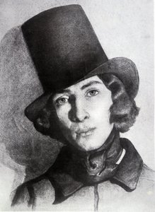 صورة لموريس ساند (1823-1889) ، ابن جورج ساند ، 21 عامًا - رسم غير مؤرخ لتوماس كوتور (1815-1879) - ظل هذا الرسم لفترة طويلة من رسم والدته جورج ساند بواسطة توماس كوتور
