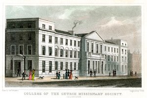 كلية جمعية الكنيسة التبشيرية ، Islington ، لندن ، 1827. بواسطة توماس دايل