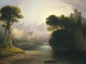 منظر خيالي 1834. بواسطة توماس دوتي
