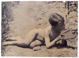 دراسة بن كروويل لأركاديا ، ج. 1883. بواسطة توماس إيكنز