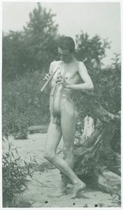 J. Laurie Wallace Study for Arcadia، c. 1883. بواسطة توماس إيكنز