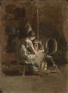 اسكتشات "Home-Spun" ، 1881 بواسطة توماس إيكنز