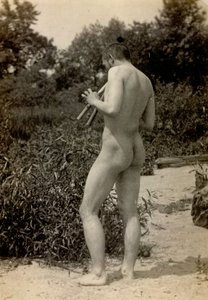 توماس أوكينز يلعب دور Aulos ، 1889