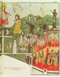 الحكم الأخير ، بعد لوحة أصلية في كنيسة الثالوث في ستراتفورد أبون أفون ، وارويكشاير بواسطة توماس فيشر هوكستون