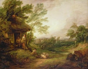 باب الكوخ مع الفتاة والخنازير ، ج 1787