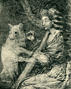 Harpist and dog، c1778، 1943. بواسطة توماس غينزبورو
