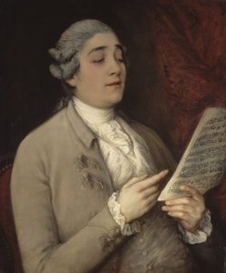 صورة لجيوستو فرديناندو تندوتشي 1736-1790 ، والمعروفة باسم il Senesino ، ca 1770. بواسطة توماس غينزبورو