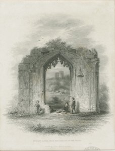 قلعة دودلي - The Keep: نقش (نقش) ، و [؟ القرن التاسع عشر] (طباعة) بواسطة توماس غارنر