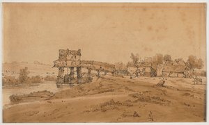 مجموعة مختارة من عشرين مناظر خلابة في باريس ، 1802. بواسطة توماس غيرتين
