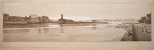 مجموعة مختارة من عشرين من أكثر المناظر الخلابة في باريس: منظر لقرية Chaillot ، & c مأخوذ من Pont de la Concorde بواسطة فريدريك كريستيان لويس