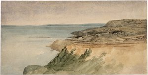 Lyme Regis ، Dorset ، c.1797 (مرحاض فوق قلم رصاص على ورق محكم) بواسطة توماس غيرتين