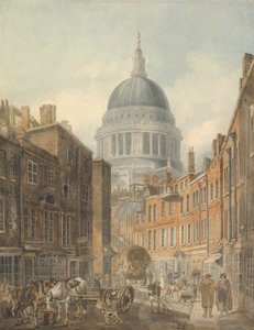 كاتدرائية القديس بولس من سانت مارتن لو جراند ، كاليفورنيا. 1795. بواسطة توماس غيرتين