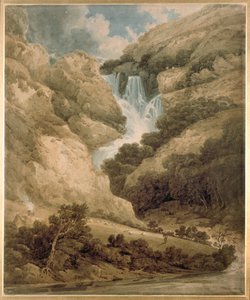مضيق واثينلات مع شلالات لودور ، ديروينتووتر ، c1801 بواسطة توماس غيرتين