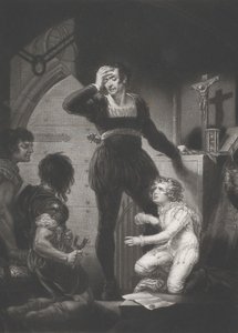 الأمير آرثر وهوبرت شكسبير ، الملك جون ، قانون 4 ، مشهد 1 ، 1823-24.