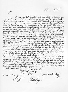 رسالة من توماس جراي بخصوص إصدار قطعه الشعرية ، c1753 ، 1840 بواسطة توماس جراي