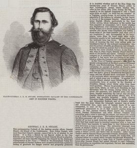 اللواء JEB Stuart ، قائد سلاح الفرسان في الجيش الكونفدرالي في شمال فيرجينيا بواسطة توماس هارينجتون ويلسون