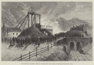 Mauricewood Colliery، Penicuik، Midlothian، the Scene of the Late Disasterous Fire بواسطة توماس هارينجتون ويلسون