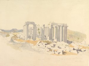 معبد أبولو في باساي 1843.