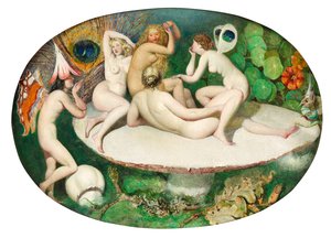 حلم الجنيات (زيت على اللوح) بواسطة توماس هيذرلي