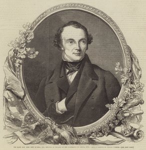 الرايت أونرابل اللورد جون راسل النائب عن وزير إنجلترا في مؤتمر فيينا عام 1855