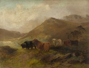 الصيف على Cheviots بواسطة توماس هنري جيب