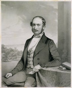 الأمير ألبرت (1819-1861) ، من "صور أعضاء الشرف في متحف إبسويتش" ، نشره جورج رانسوم ، 1851 (الطباعة الحجرية)