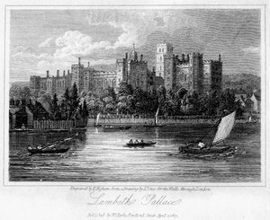 قصر لامبيث ، لندن ، 1817.