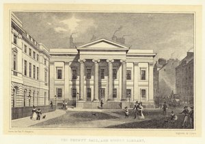 The County Hall ، ومكتبة Signet (النقش) بواسطة توماس هوسمر (بعد) شيبرد