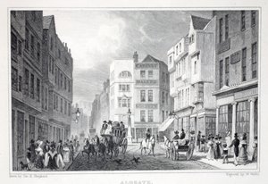ألدغيت ، من حانة "لندن وضواحيها في حانة القرن التاسع عشر". شركة جونز أوند ، 1827-1829 بواسطة توماس هوسمر شيبرد