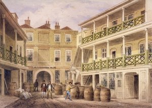 بيل إن ، شارع ألدرسجيت ، لندن ، 1857 بواسطة توماس هوسمر شيبرد