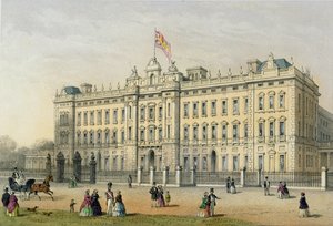 قصر باكنغهام ، نقش عليه Bachelier ، حانة. 1854 بواسطة توماس هوسمر شيبرد
