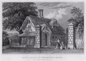 Gate-Lodge of Broomwell House, Brislington, near Bristol (engraving) بواسطة توماس هوسمر شيبرد