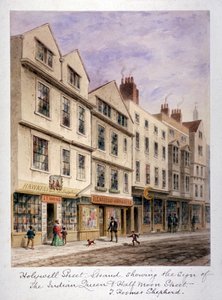شارع هوليويل ، وستمنستر ، لندن ، c1853 بواسطة توماس هوسمر شيبرد