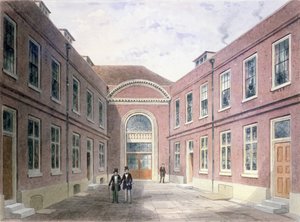 The Inner Court of Girdlers Hall Basinghall Street، 1853 بواسطة توماس هوسمر شيبرد