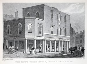 The King&39;s Weigh-House ، من حانة "لندن وضواحيها في القرن التاسع عشر". شركة جونز أوند ، 1827-1829 بواسطة توماس هوسمر شيبرد