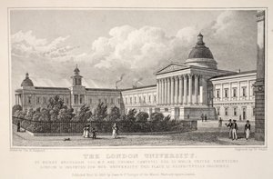جامعة لندن ، من حانة "لندن وضواحيها في حانة القرن التاسع عشر". شركة جونز أوند ، 1827-1829 بواسطة توماس هوسمر شيبرد