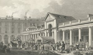 واجهة NW لسوق كوفنت جاردن الجديد ، 1827-30 بواسطة توماس هوسمر شيبرد