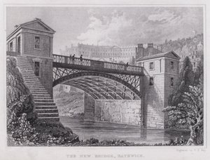 The New Bridge, Bathwick (engraving) بواسطة توماس هوسمر شيبرد